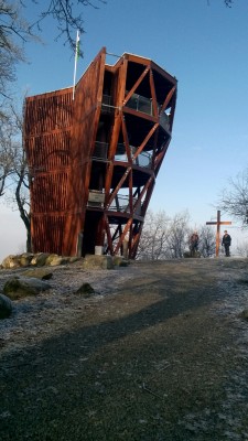 Megérkeztünk. Utoljára két éve jártam itt. Akkor még nem volt kilátó.